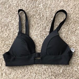 Black bikini top